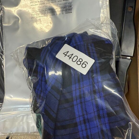 Torrid Top Women 0 Blue Plaid Collared Long Sleeve Open Front Rayon Casual - Picture 8 of 8